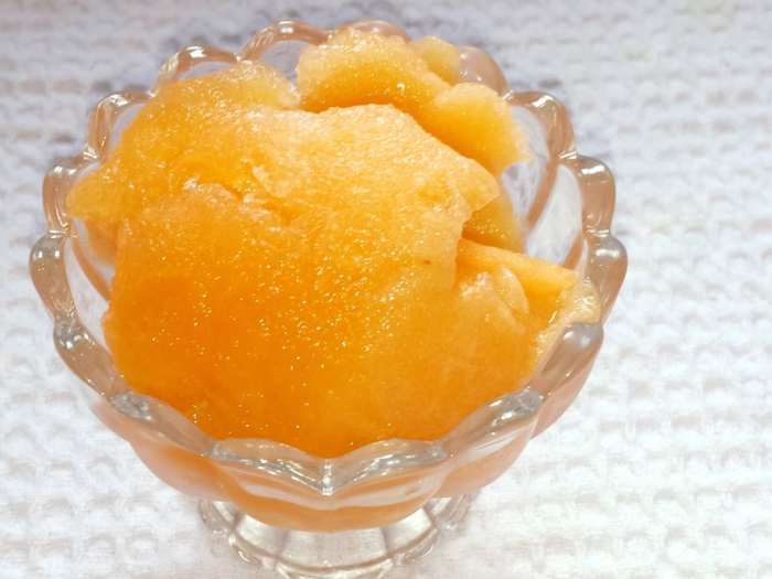 Cantaloupe Melon Sorbet Recipe Delishably