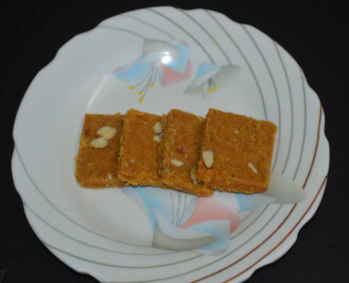 Besan Burfi (Chickpea Flour Sweet)