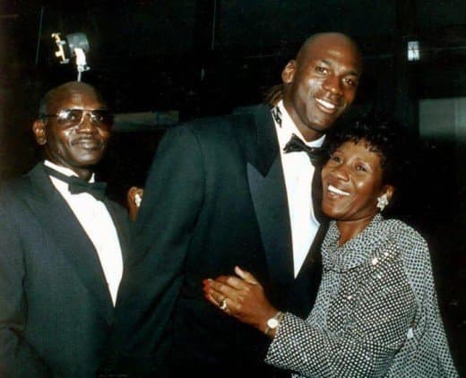 Michael Jordan's father, James R. Jordan, was no more than 5'9". MJ's mother, Deloris Jordan, was around 5'5".