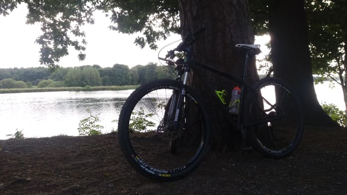 Is this Radon making you jealous? Pictured by Broom Wagon Velo Cafe on the edge of Clumber Lake beside Hardwick village