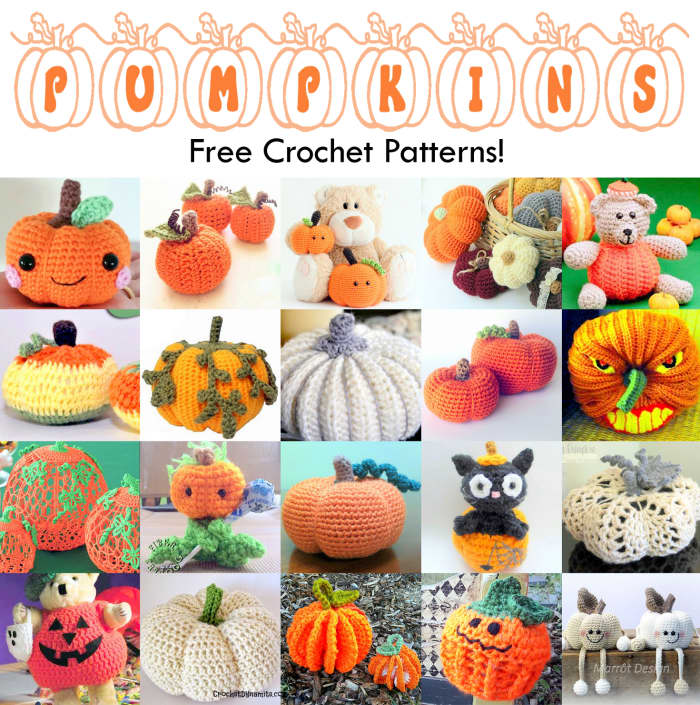 18 Free Fall And Halloween Pumpkins Crochet Patterns - Hubpages