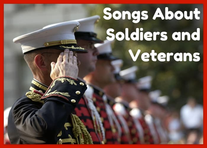 Make a playlist about soldiers and veterans to honor those who protect your liberty. We have a long list of pop, rock, metal, and country songs to get you started.