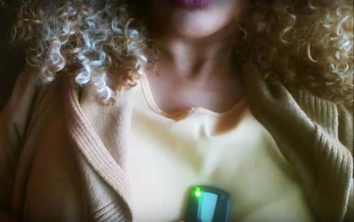 During an episode, I use the patient assistant to record the episode. The light turns green, and the device beeps when the episode has been recorded.