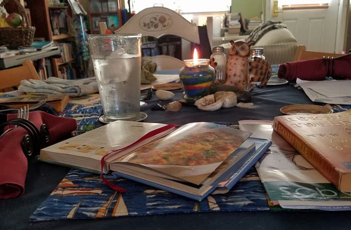 Cooking and presenting tasty food on a table adorned with pretty tools is my way of bringing enchantment into my world.