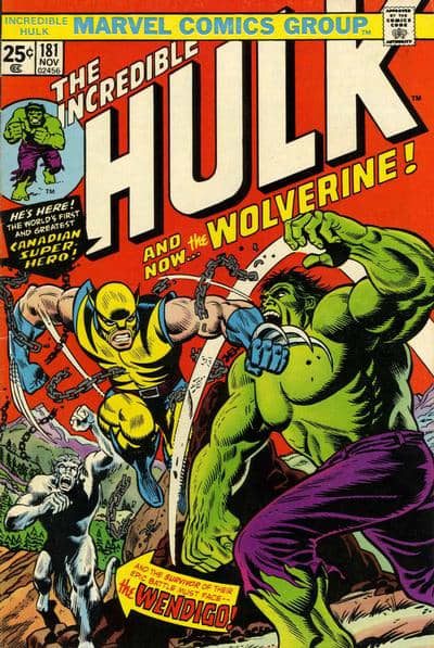 A high grade copy of The Incredible Hulk #181 signed by Stan "The Man" Lee sold for $25,000 in January 2015.