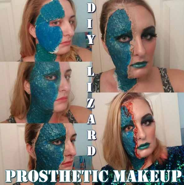 makeup-diy-special-effects-lizard-mystique-prosthetic