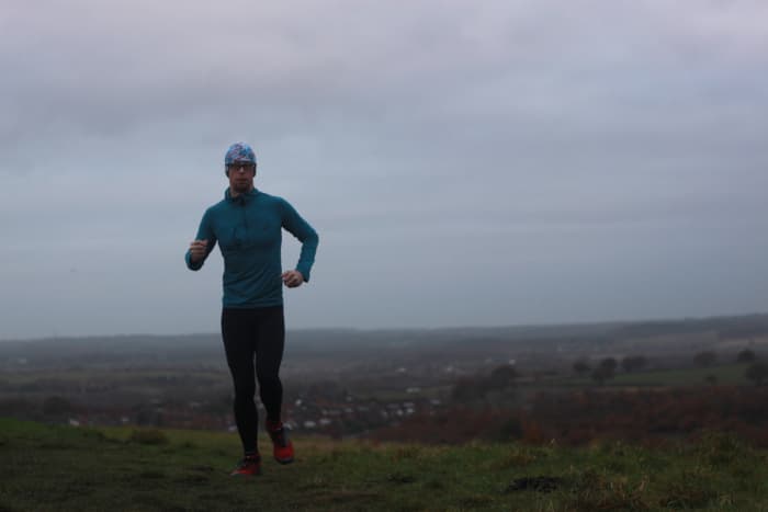 Testing the Sundried.com Roteck Running Tight on the Pit Tops of Bestwood Country Park in Nottinghamshire