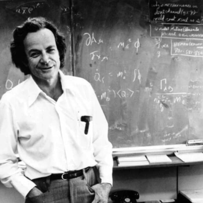 Richard Feynman, a theoretical physicist and a key contributor towards the start of quantum computing.