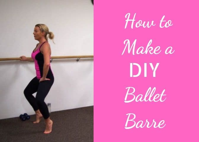 Using a barre doesn't have to be limited to the studio. You can easily make one to put inside your home.