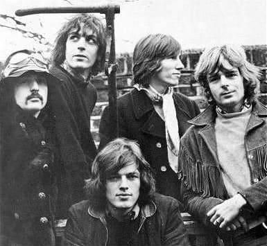 This rare photo of the original five Pink Floyd members includes (clockwise from bottom) David Gilmour, Nick Mason, Syd Barrett, Roger Waters and Richard Wright. All except Gilmour studied either art or architecture in London.