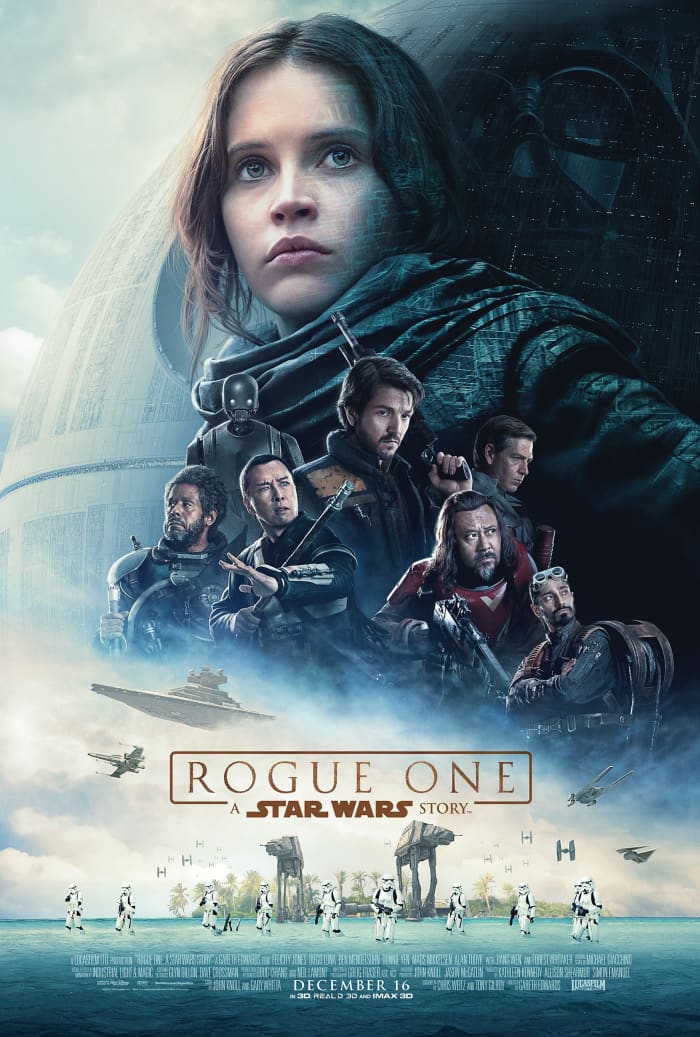 One of many theatrical one-sheet posters for "Rogue One: A Star Wars Story."