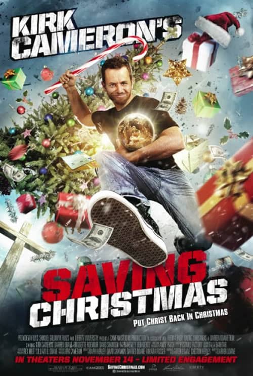 Theatrical poster for Saving Christmas. Property of CamFam Studios and Liberty University (apparently).