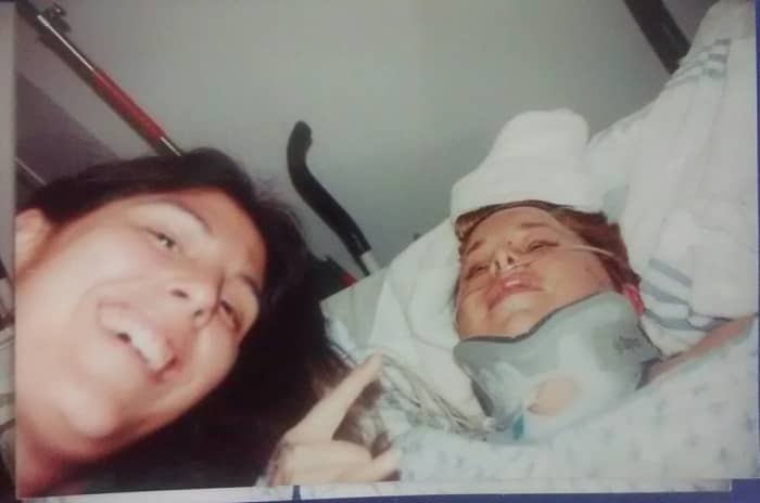I was very grateful to my best friend Alaina who wanted to document my journey in the hospital. This was a picture that was taken when they decided to take all the tubes out.