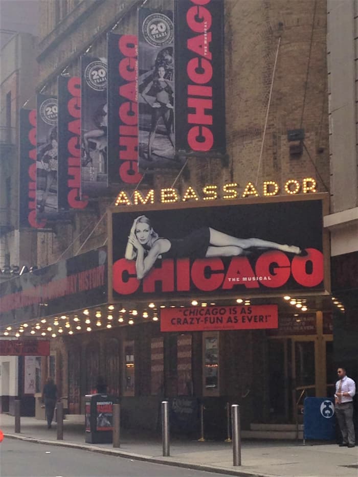 The long-running play, Chicago, has been one of the most popular things to do in Times Square for almost 20 years.