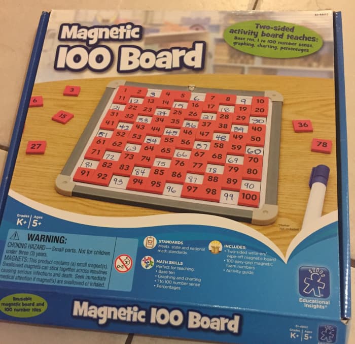 Read on to learn about the benefits of using the Educational Insights Magnetic 100 Board. This board truly helped my daughter grasp number sernse.