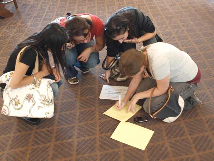 A treasure hunt is an interactive, fun way to let your friends know you care—and do some bonding while you're at it.