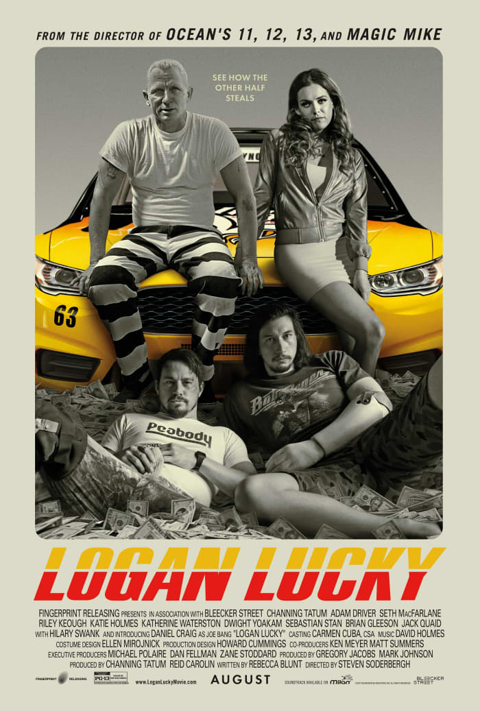 The official one-sheet theatrical poster for "Logan Lucky."