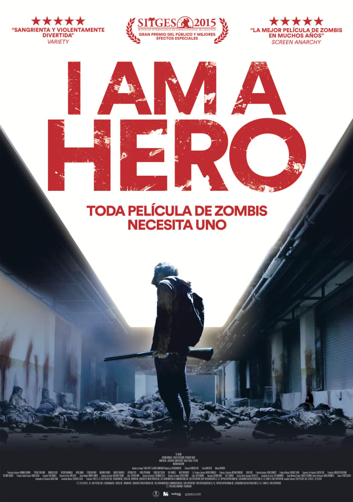 'I Am a Hero' is a Japanese zombie movie released in 2016.