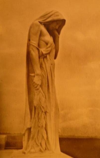 Photograph of an actual picture postcard from the unveiling of The Vimy Memorial