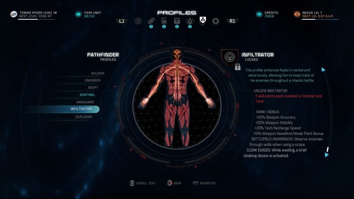 This guide will offer some guidance on how to build an Infiltrator profile in "Mass Effect Andromeda."