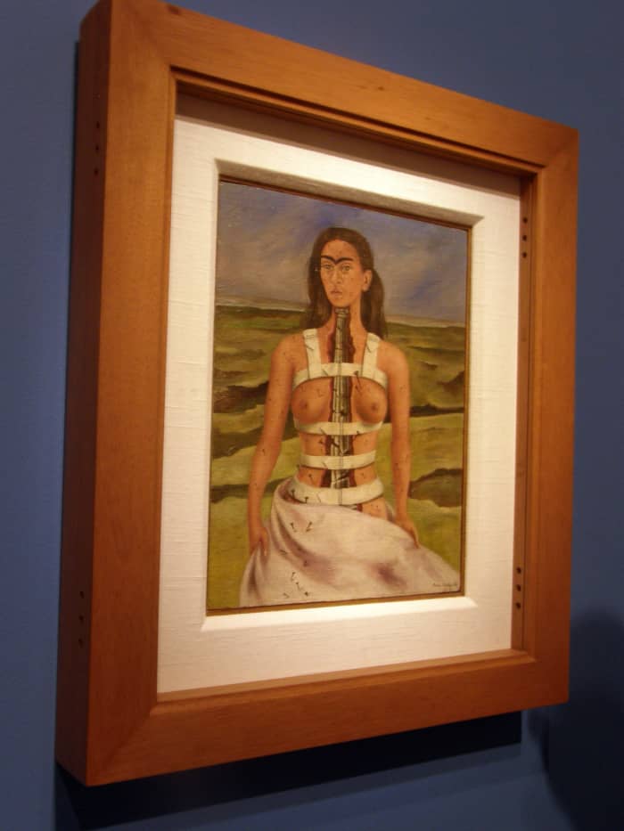 Broken Column, by Frida Kahlo, at the Frida Kahlo exhibit, Dali Museum, St. Petersburg, Florida, April 2017