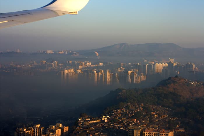 Modern Mumbai in the Shadow of Mountains