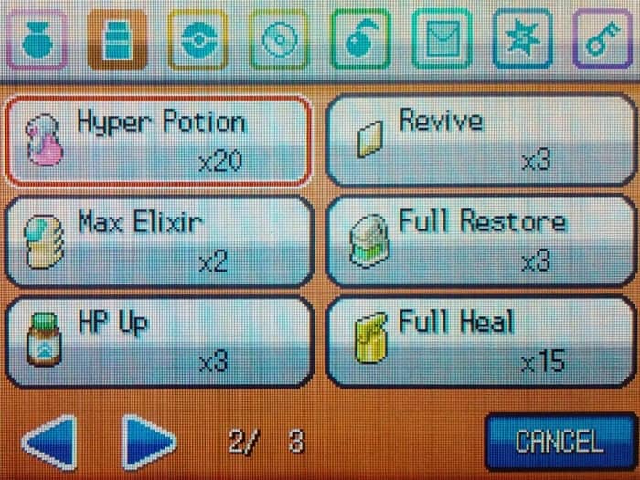 Remember to stock up on potions and antidotes before battling the Elite Four!