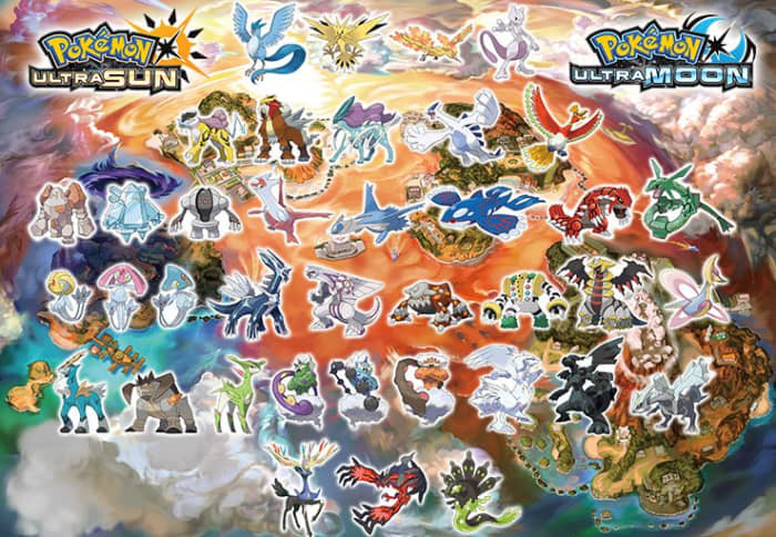 "Pokémon USUM": All Legendary Pokemon Locations