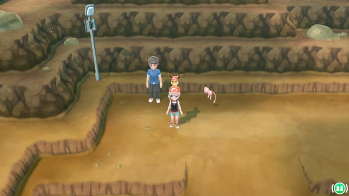 This man, who is located north of the Nugget Bridge, will give you his Charmander if you catch at least 50 Pokemon.