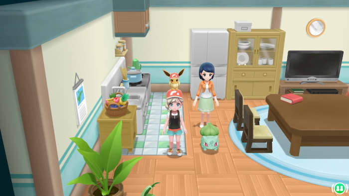 This lady in Cerulean City will give you a free Bulbasaur if you have captured at least 30 Pokemon.