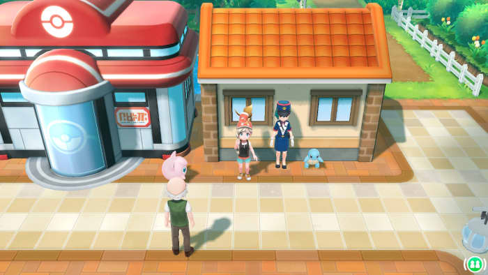 Officer Jenny will ask you to keep this Squirtle out of trouble if you have captured at least 60 Pokemon.