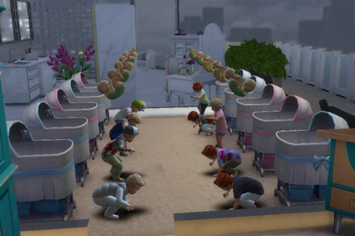 Playing on long life, it took a week for the babies to age up. I was lulled into a false sense of calm before chaos broke out again.