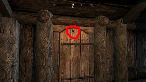 The floating quest markers show you which door will lead you to your next destination.
