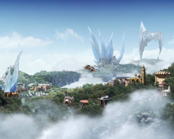 I love Bhujerba, one of many "floating continents" and "floating islands" in the skies of Final Fantasy worlds. Cocoon itself is the latest in a long tradition.