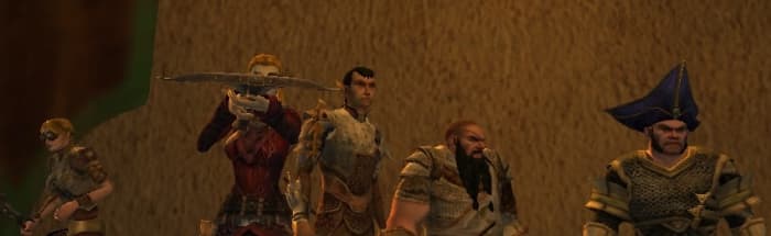 Every character in "DDO" is unique. Guilds are a group of players who have banded together, normally players with common interests that include adventuring with their guild mates.