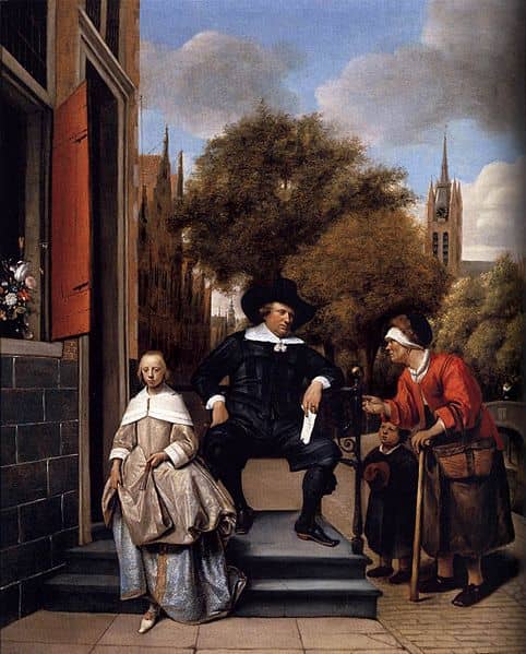 Double portrait of Adolf Croeser and his daughter Catharina. This is only a painting, but can represent the elite and how looks and pressure can affect them.