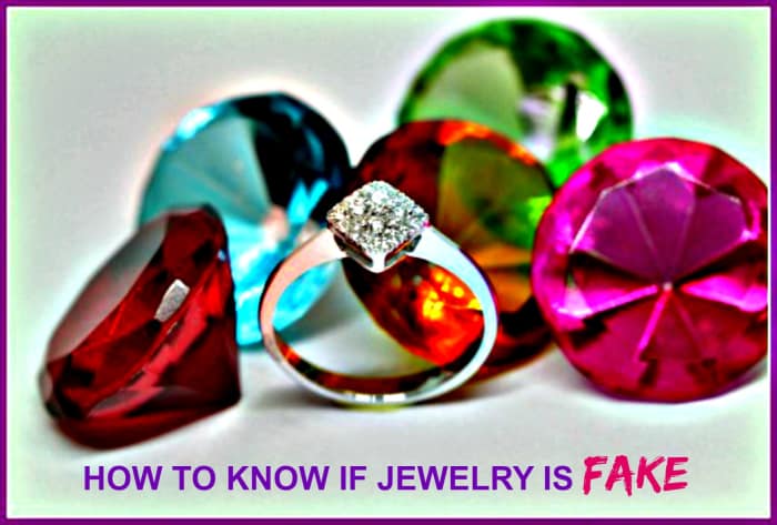 How to know if jewelry is real or fake.