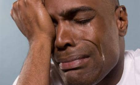 Grown men are believed to cry less because they sweat more than women. Some of the same toxins are released when men sweat as when they cry.