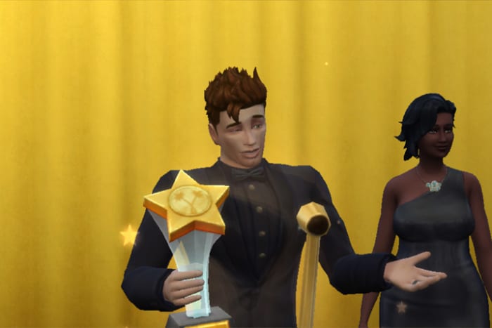 Your Sim can get recognition as a global superstar who is adored (or hated) by fans.