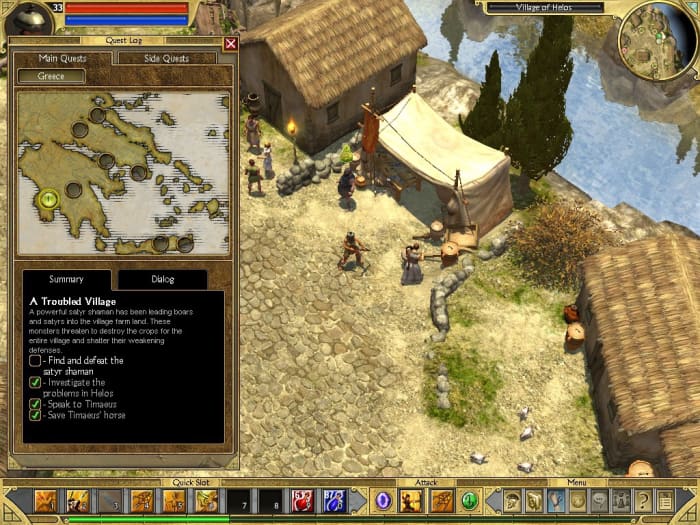 The Quest Log is simple and efficient. Much unlike a certain Skyrim which I will refrain from mentioning.