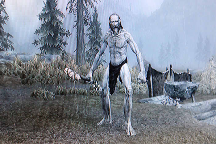 Don't approach two giants at a time!