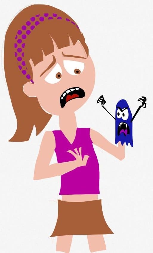 Anxiety is like a puppet we control, the puppet doesn't control us. We need to remind ourselves that we can have control of our anxiety, just as we can control a puppet in our hand.