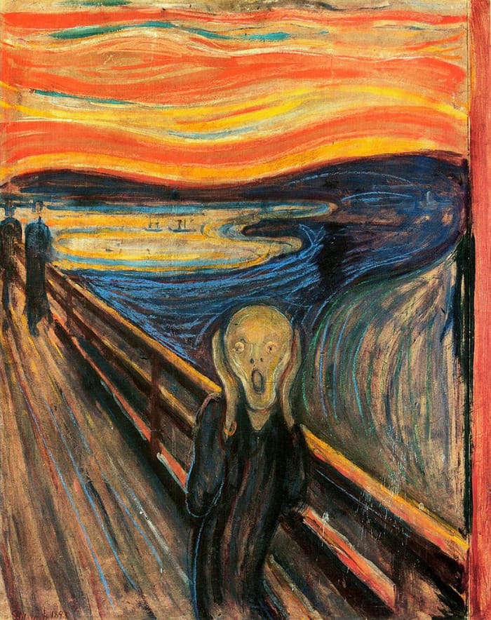 "The Scream," by Edvard Munch, is often used as a visual symbol in depicting the facial pain of trigeminal neuralgia.