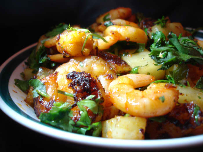 The textural awesomeness of shrimp mixed with a vast array of spices all make for a dish I would really enjoy.