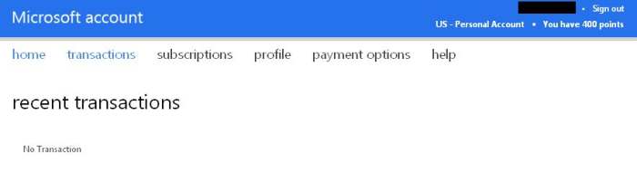 Choose "Transactions"