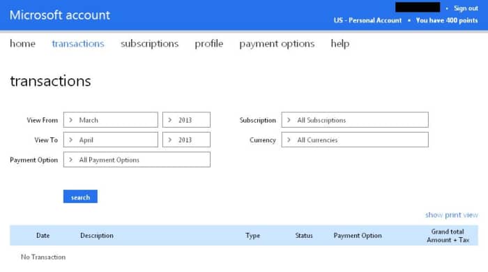 Choose the dates from the drop down menu.