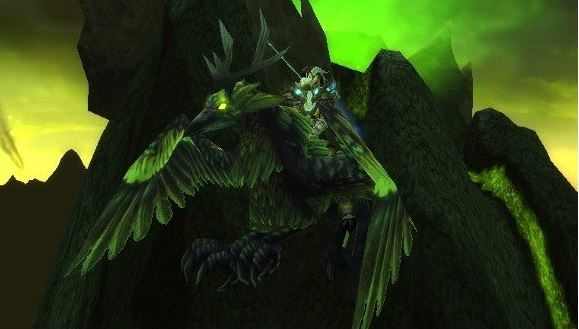The Corrupted Hippogryph in game.