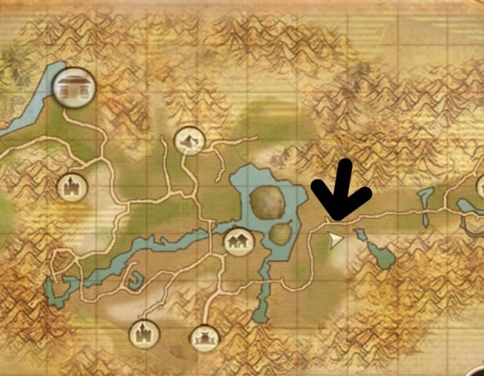 The Lonely Smasher Arcadian Forest Rare Blood Achievement location.