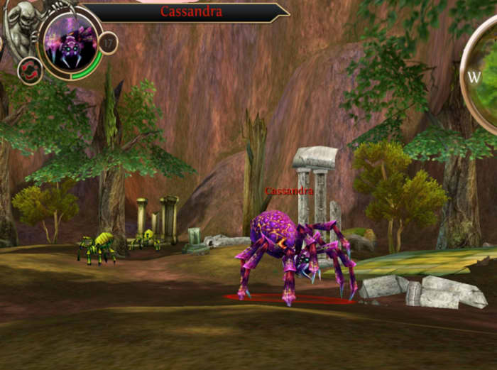 Cassandra, a quest Rare Blood Achievement enemy.