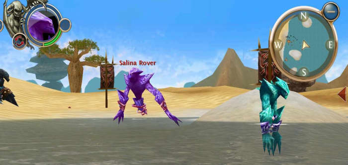 Salina Rover roams the shallow pools in the North West of the Great Desert.